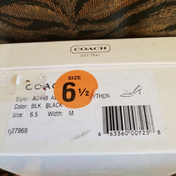 Coach Allison Python Pumps - Picture 7 of 7